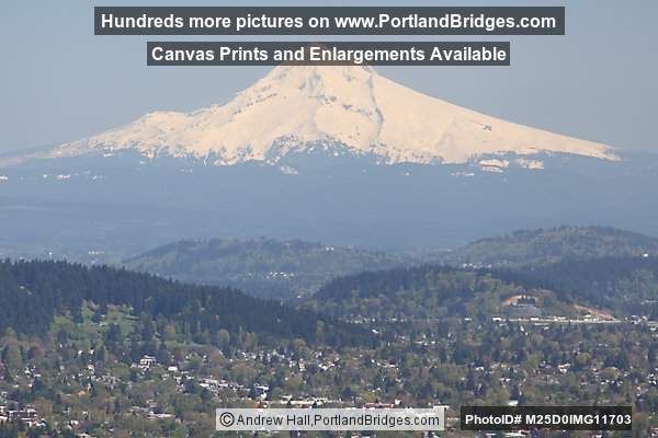 Mt. Hood from Pittock Mansion (Portland, Oregon)