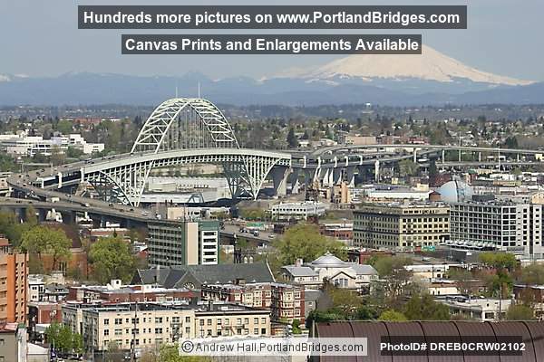 Fremont Bridge and Mt. Saint Helens, Daytime (Portland, Oregon)