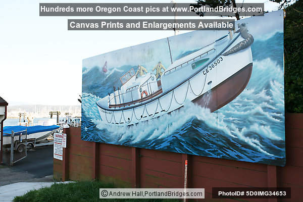 Sea Mural, Bayfront, Newport, Oregon