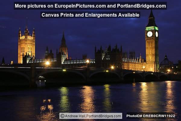 London - Big Ben and Parliament at Dusk