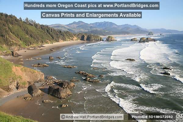 View from Ecola State Park near Cannon Beach, Oregon