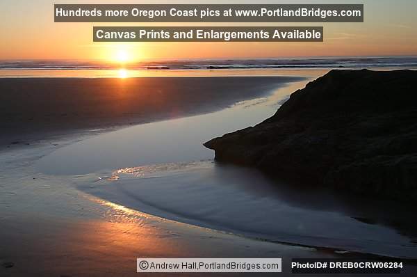 Newport, Oregon, Nye Beach, Sunset