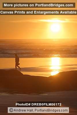 Newport, Oregon Nye Beach, Sunset