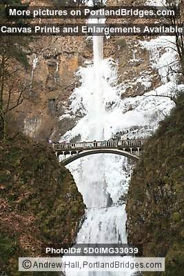 Multnomah Falls, Icy, Columbia River Gorge, Oregon