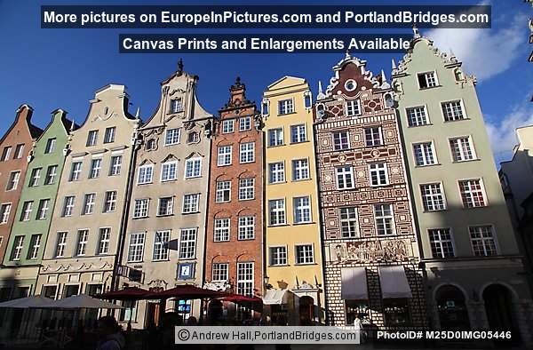 Buildings, Ulica Dluga, Gdansk, Poland