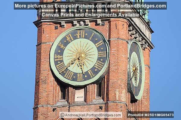 Main Town Hall Clock, Gdansk, Poland