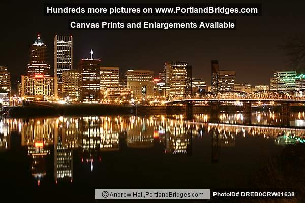 Portland Skyline at Night
