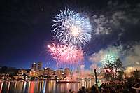 Portland Waterfront July 4th Fireworks 