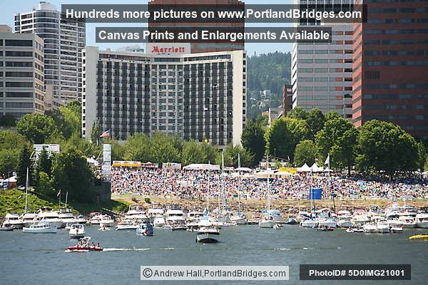 Waterfront Blues Festival, Portland Buildings, July 4 2007