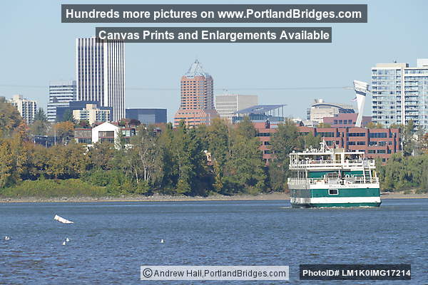 Portland Spirit, South Waterfront Buildings from Willamette Park