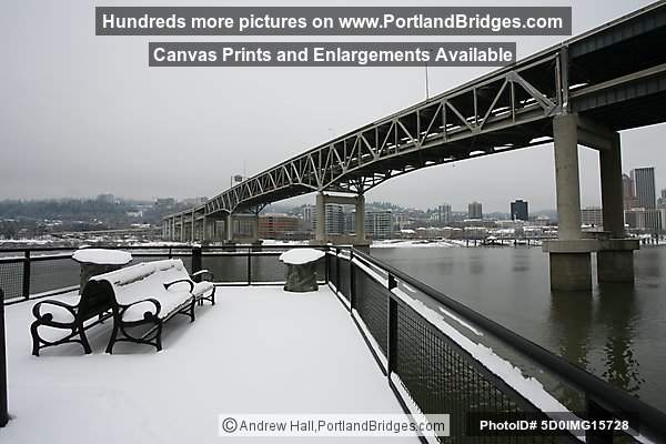 Portland Snow, Marquam Bridge