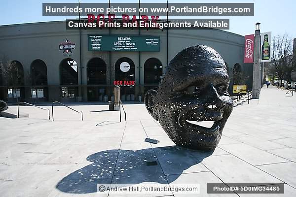 PGE Park, Facing the Crowd Totems by Michael Stutz (Portland, Oregon)