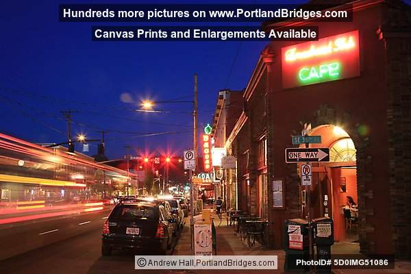 Bread and Ink Cafe, Hawthorne Boulevard, Dusk (Portland, Oregon)