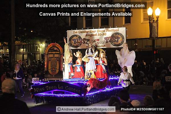 Starlight Parade 2012: City of La Center Float (Portland, Oregon)