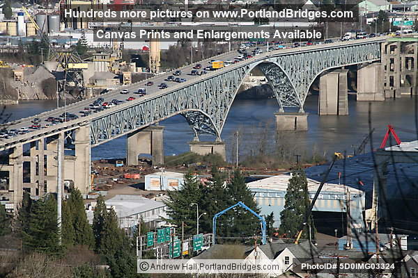 Ross Island Bridge, Daytime (Portland, Oregon)