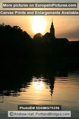 St. Joseph's Church at Sunset, Maribor, Slovenia  