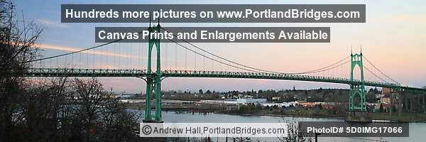 St. Johns Bridge Panorama (Portland, Oregon)