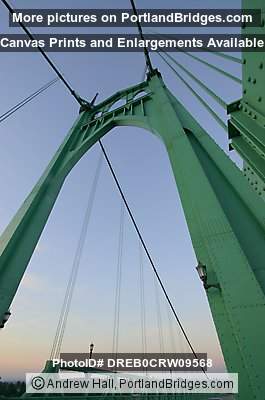 St. Johns Bridge, Looking Up (Portland, Oregon)