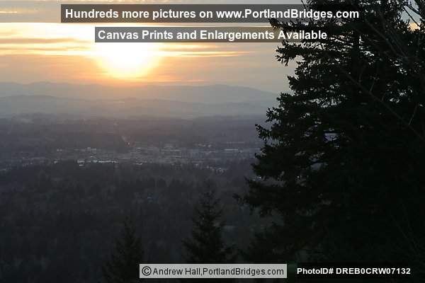 Beaverton Sunset - from Council Crest (Portland, Oregon)