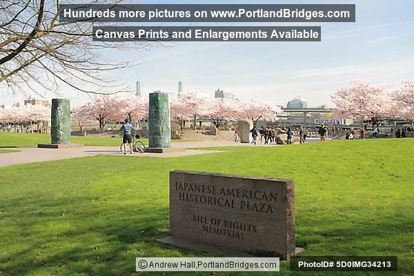 Japanese American Historical Plaza, Bill of Rights Memorial (Portland, Oregon)