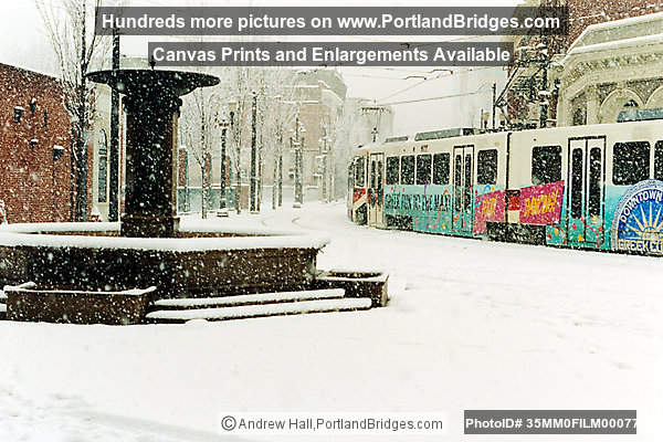 Trains and Streetcars, Portland Snow