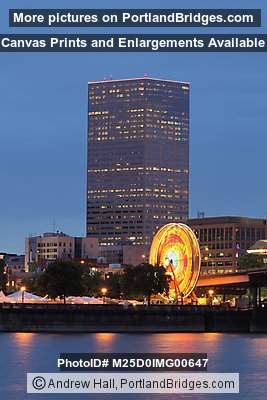 US Bancorp Tower, Rose Festival Ferris Wheel (Portland, Oregon)