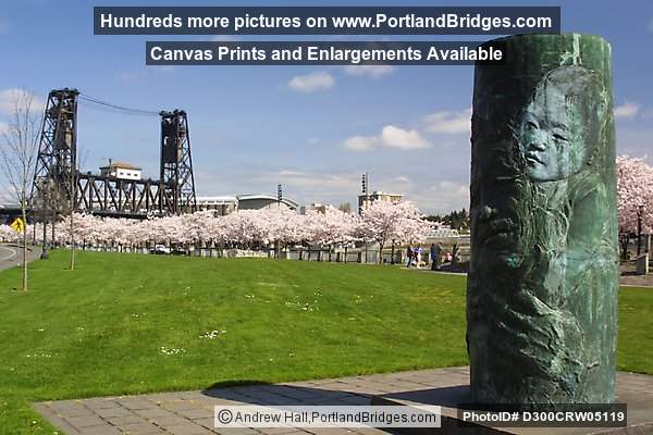 Japanese Memorial, Waterfront Park, Steel Bridge, Portland